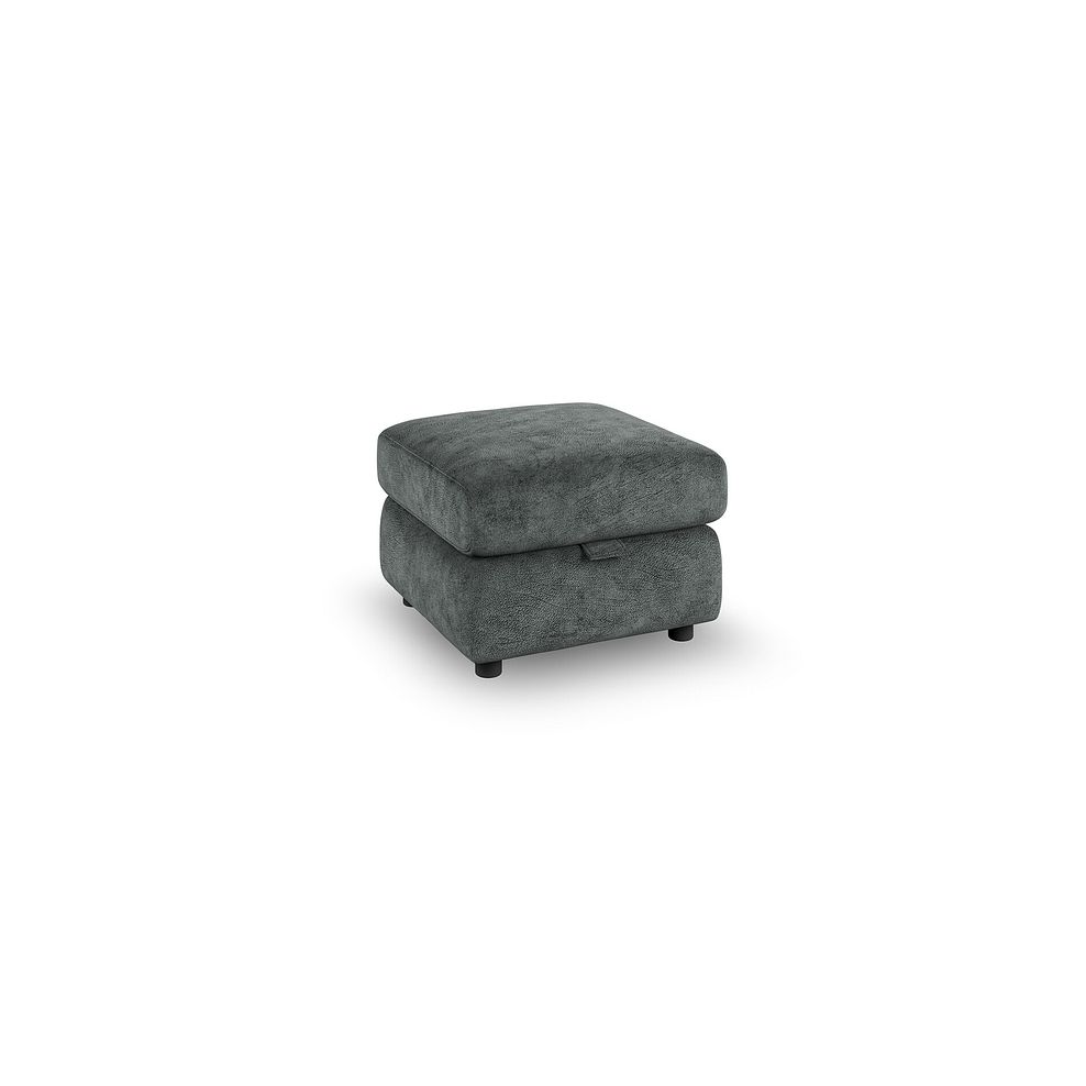 Emerson Storage Footstool in Dapple Grey Fabric 1