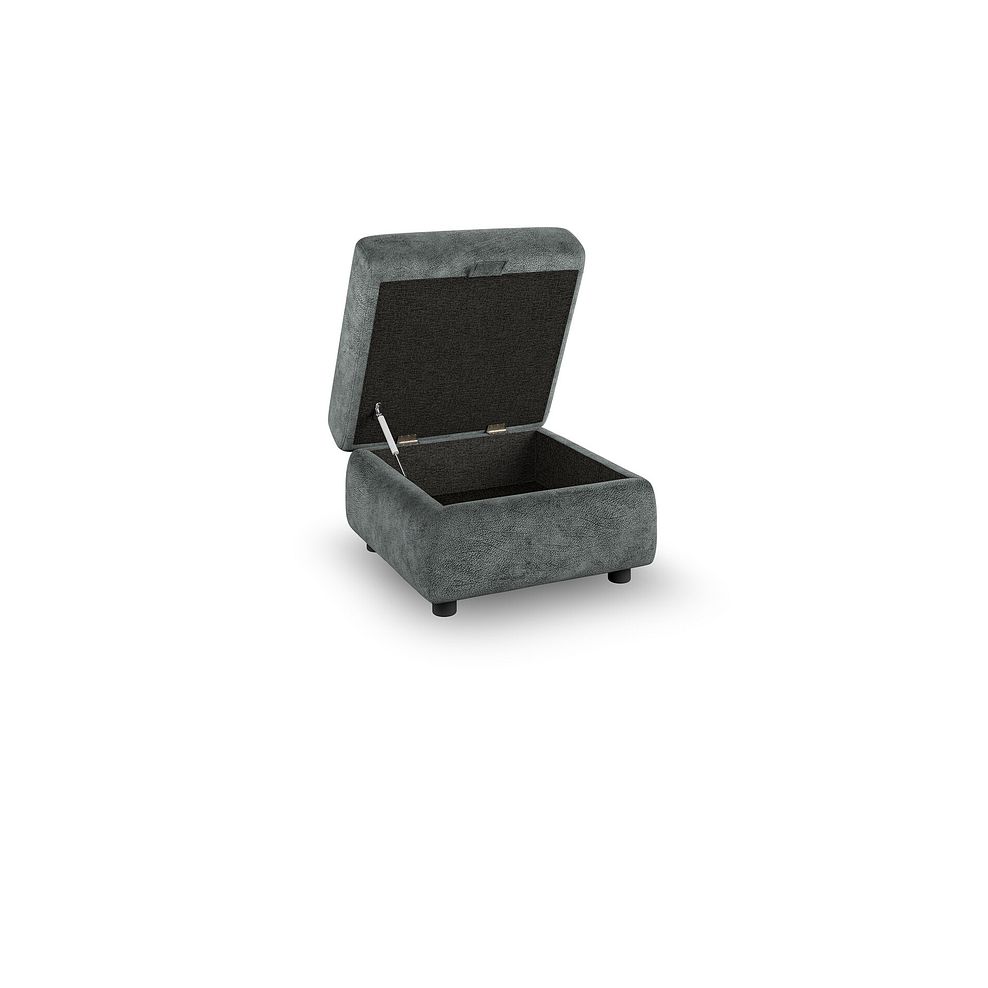 Emerson Storage Footstool in Dapple Grey Fabric 2