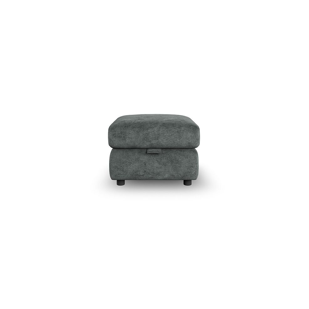 Emerson Storage Footstool in Dapple Grey Fabric 3
