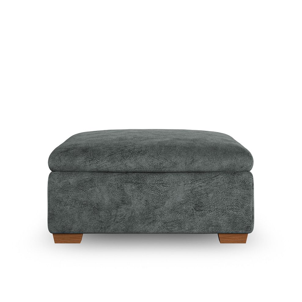 Emerson Storage Footstool in Dapple Grey Fabric 3