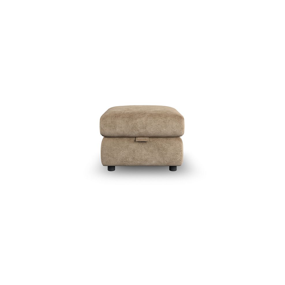 Emerson Storage Footstool in Dapple Taupe Fabric 3