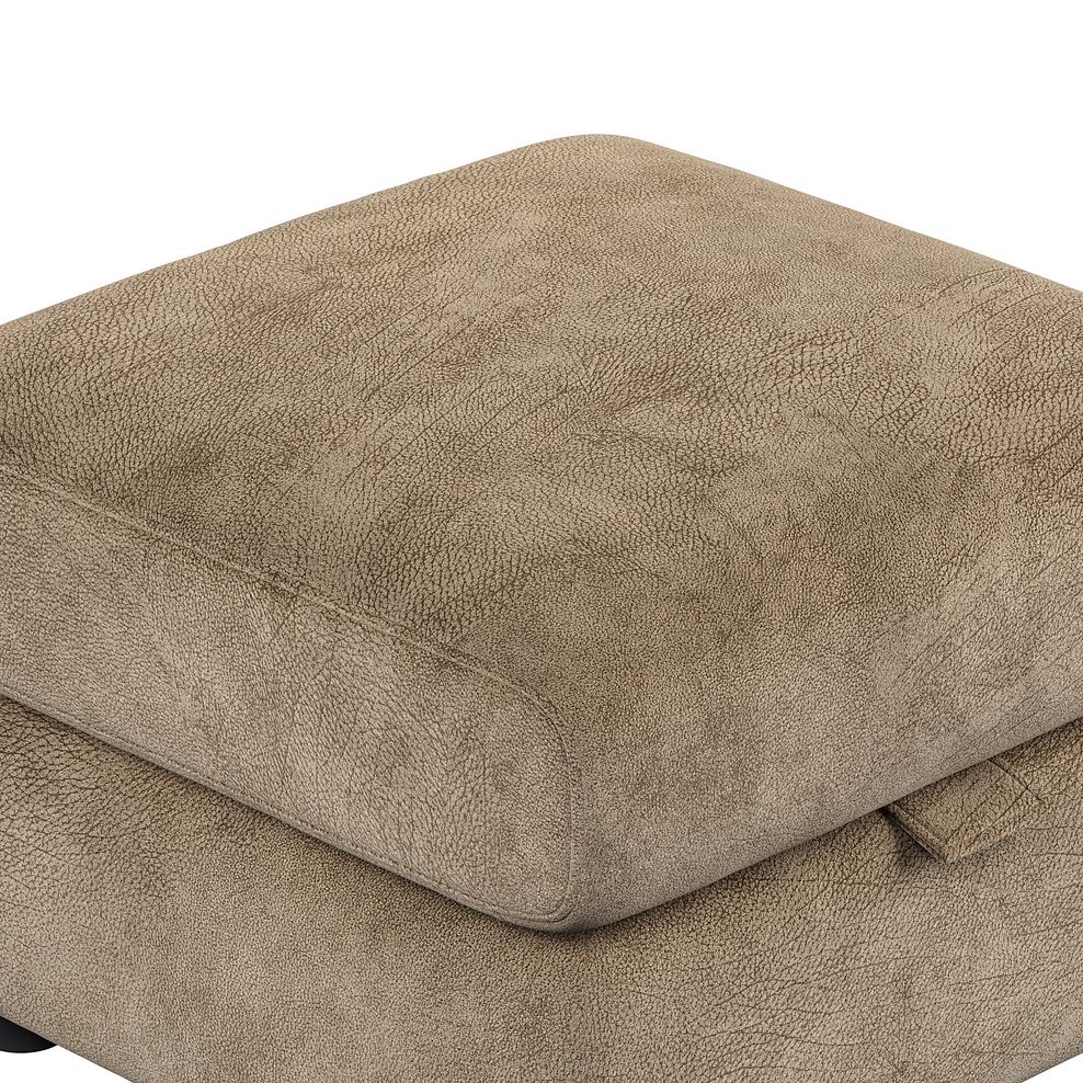 Emerson Storage Footstool in Dapple Taupe Fabric 7