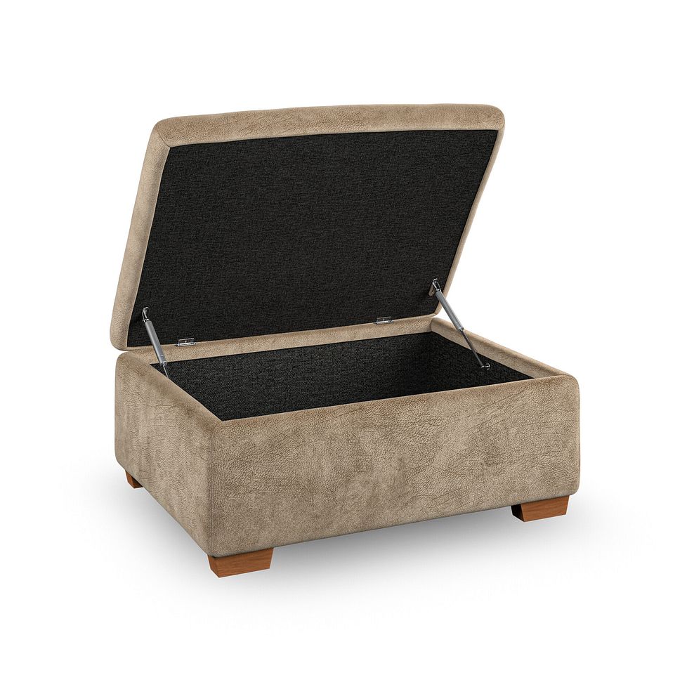 Emerson Storage Footstool in Dapple Taupe Fabric 2