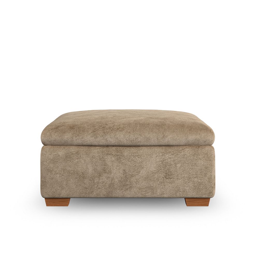 Emerson Storage Footstool in Dapple Taupe Fabric 3