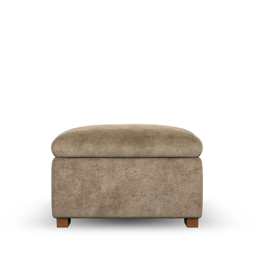 Emerson Storage Footstool in Dapple Taupe Fabric 5