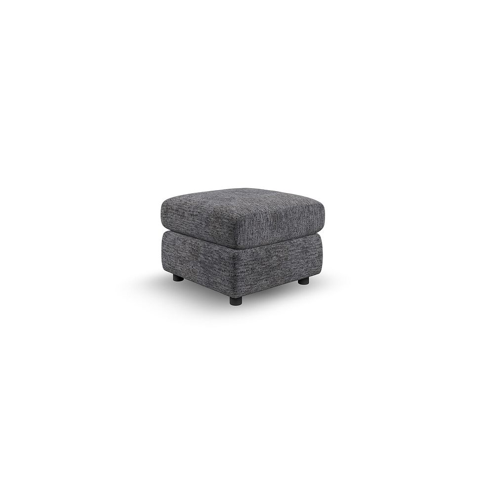 Emerson Storage Footstool in Luxe Charcoal Fabric 4
