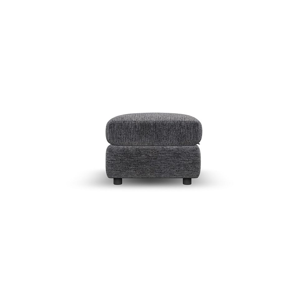 Emerson Storage Footstool in Luxe Charcoal Fabric 5