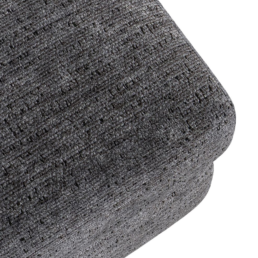 Emerson Storage Footstool in Luxe Charcoal Fabric 6
