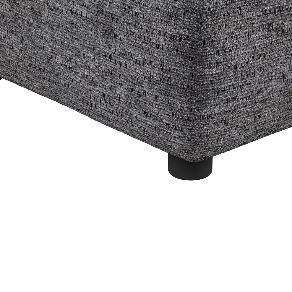 Emerson Storage Footstool in Luxe Charcoal Fabric 8