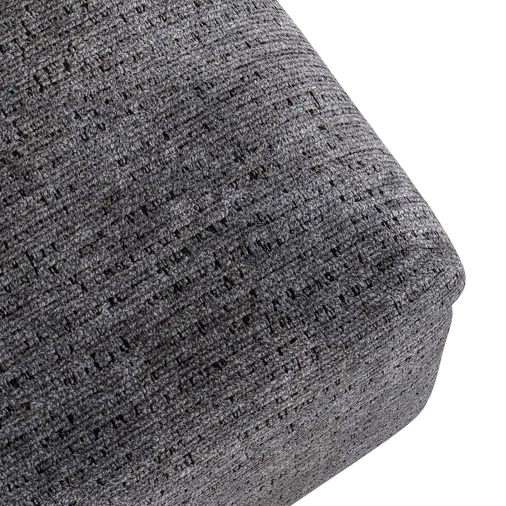 Emerson Storage Footstool in Luxe Charcoal Fabric 6