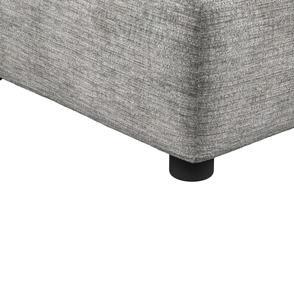 Emerson Storage Footstool in Luxe Grey Fabric 8