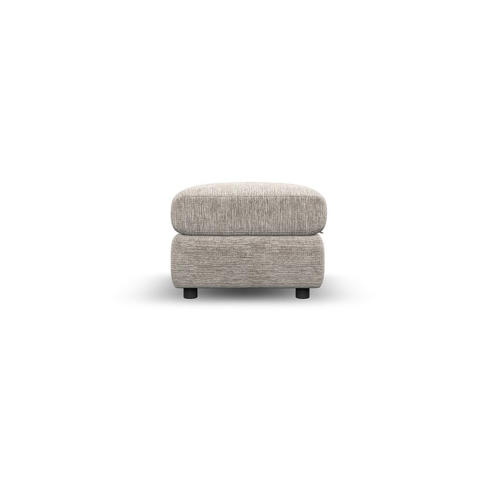Emerson Storage Footstool in Luxe Natural Fabric 5