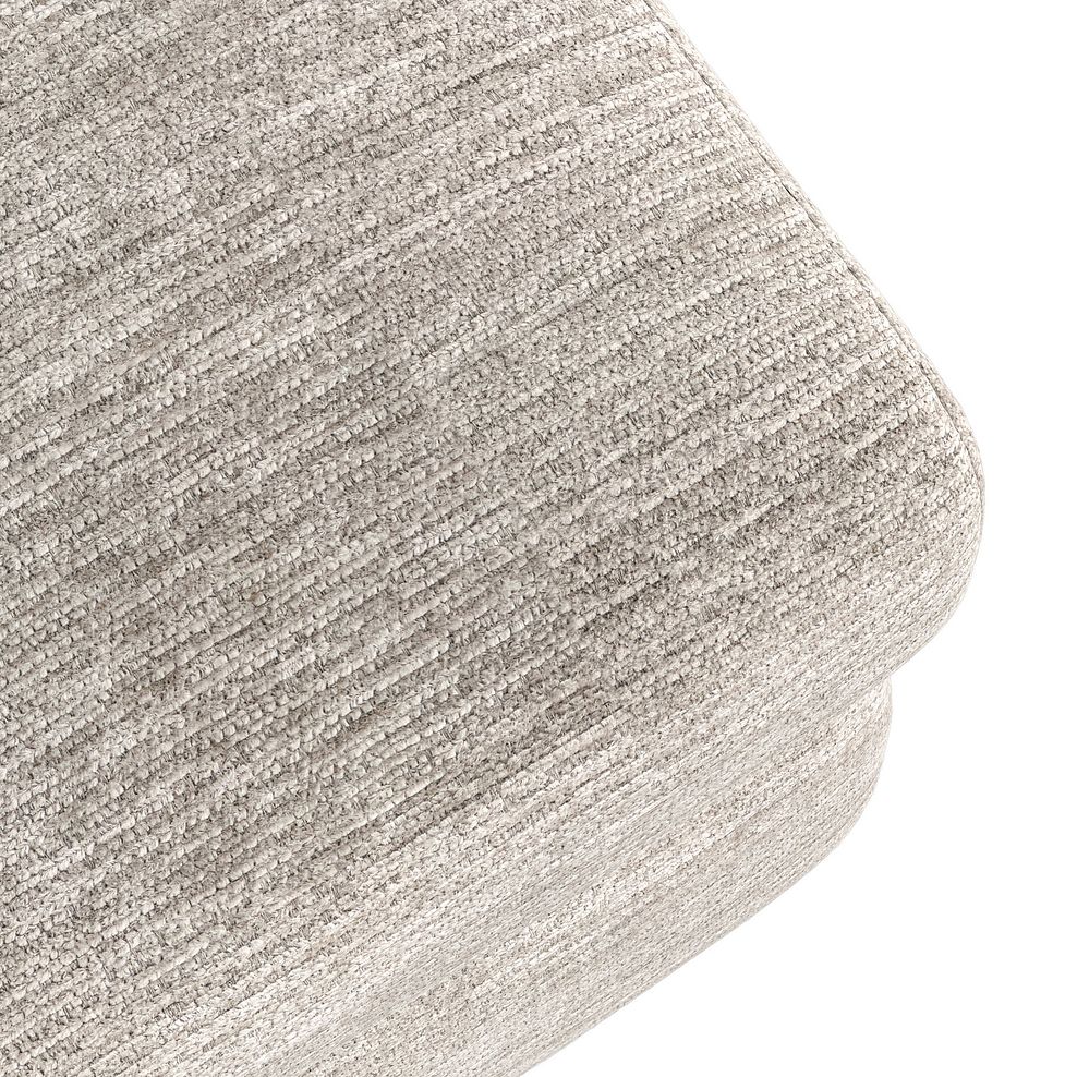 Emerson Storage Footstool in Luxe Natural Fabric 6