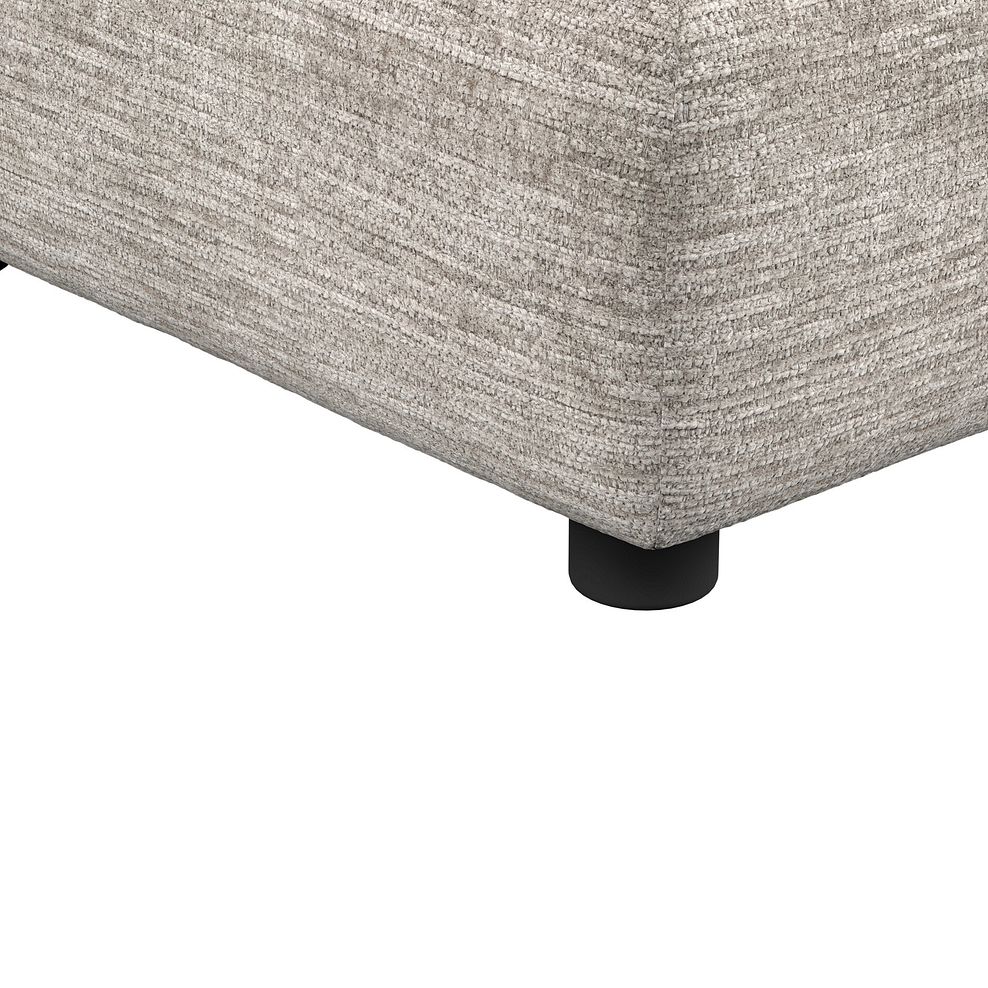 Emerson Storage Footstool in Luxe Natural Fabric 8