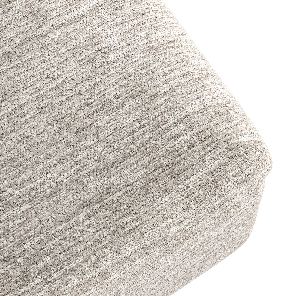 Emerson Storage Footstool in Luxe Natural Fabric 6