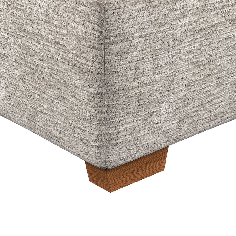 Emerson Storage Footstool in Luxe Natural Fabric 8