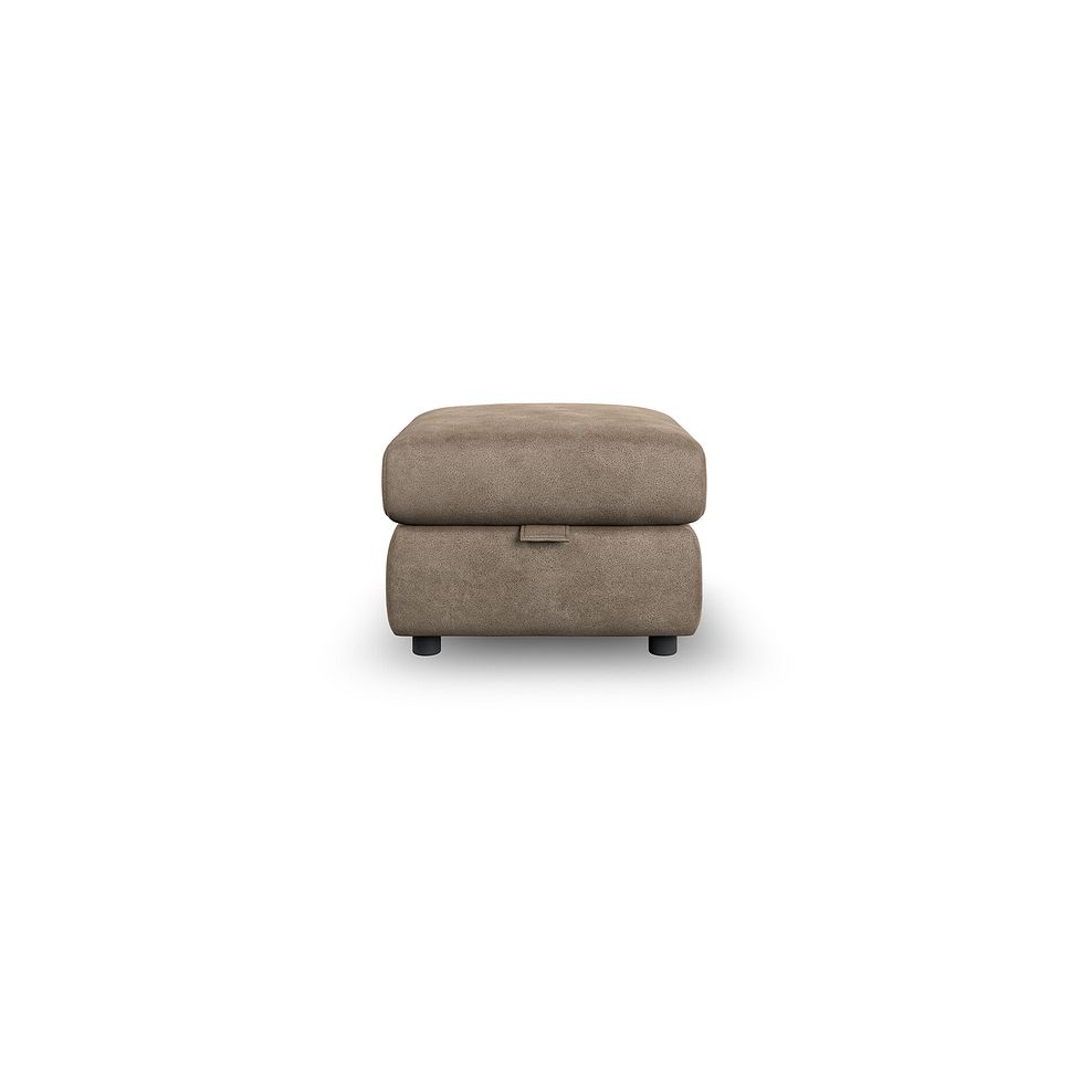 Emerson Storage Footstool in Miller Earth Brown Fabric 3