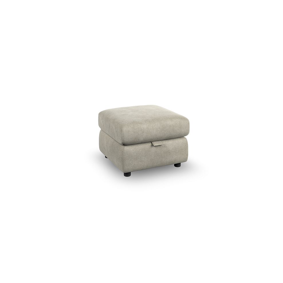 Emerson Storage Footstool in Miller Taupe Fabric 1