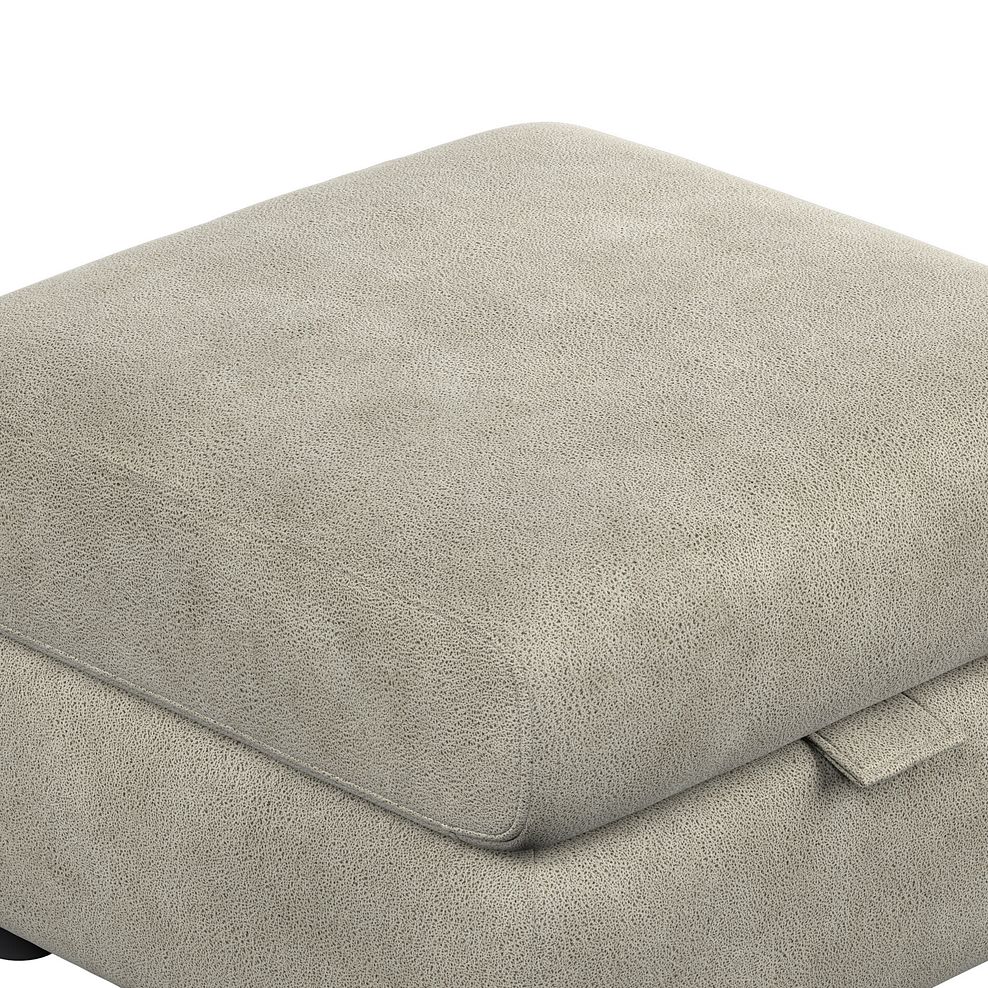 Emerson Storage Footstool in Miller Taupe Fabric 7