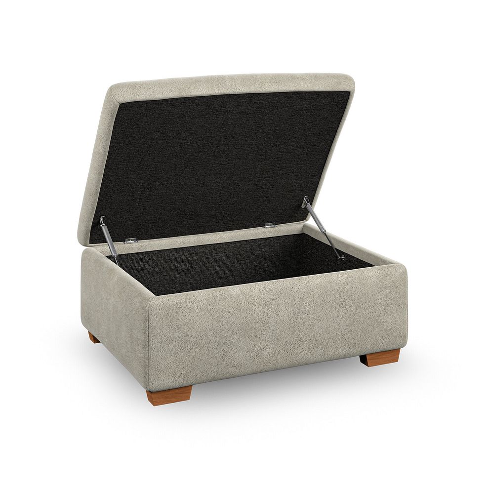 Emerson Storage Footstool in Miller Taupe Fabric 2