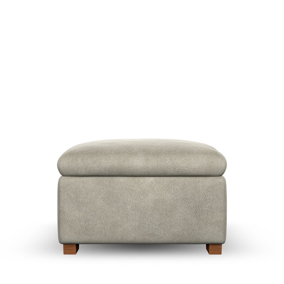Emerson Storage Footstool in Miller Taupe Fabric 5