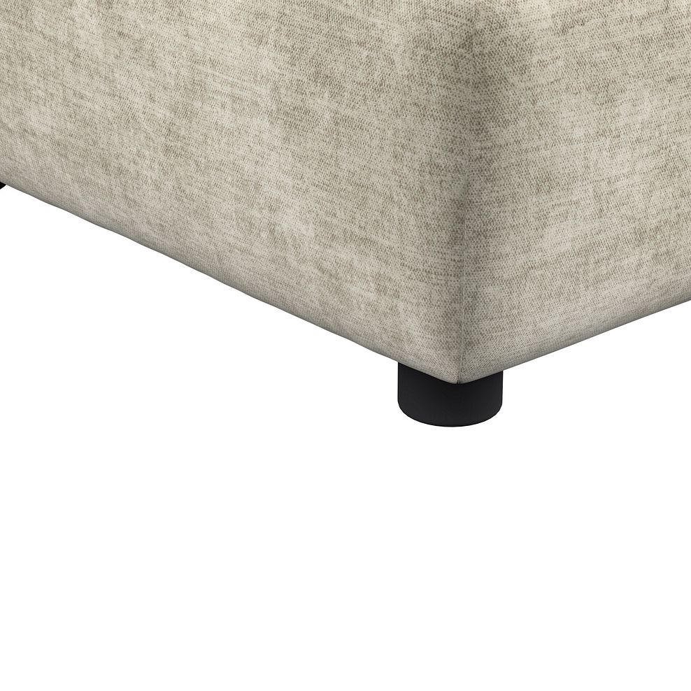 Emerson Storage Footstool in Plush Beige Fabric 8