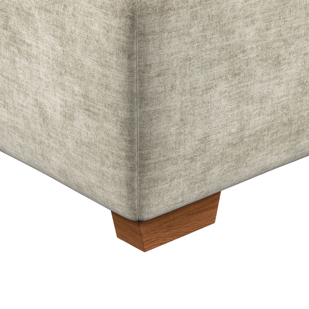 Emerson Storage Footstool in Plush Beige Fabric 8