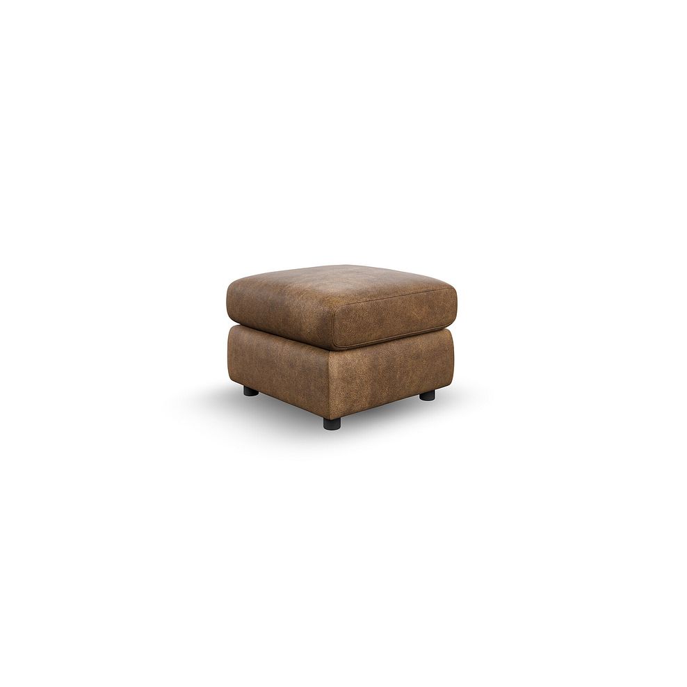 Emerson Storage Footstool in Ranch Brown Fabric 4