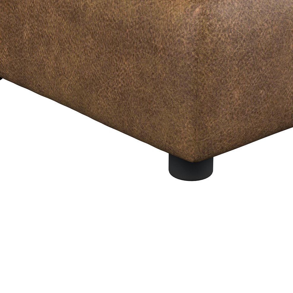 Emerson Storage Footstool in Ranch Brown Fabric 8