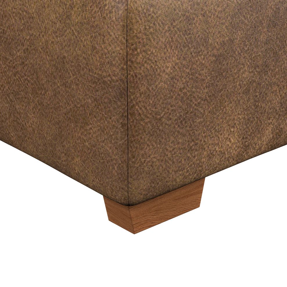 Emerson Storage Footstool in Ranch Brown Fabric 8