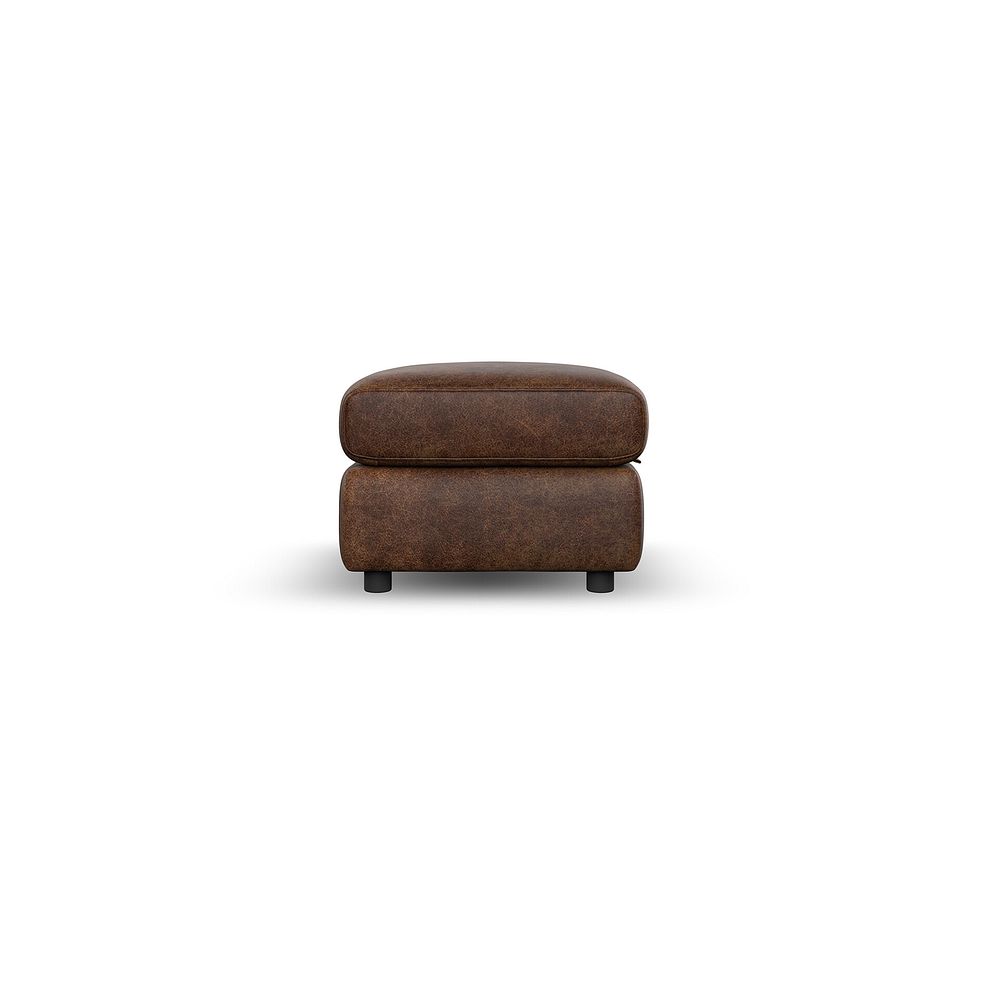 Emerson Storage Footstool in Ranch Dark Brown Fabric 5