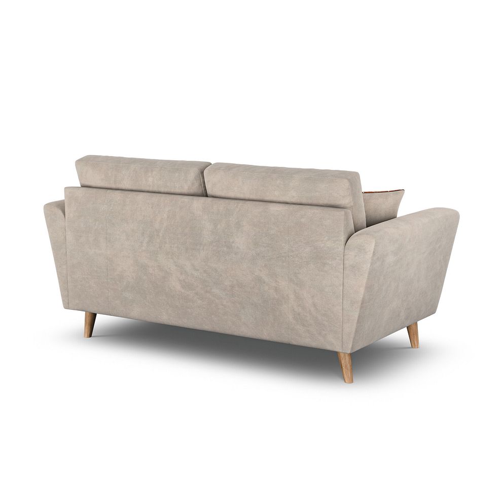 Emery 2 Seater Sofa in  Freya Oatmeal Fabric 4