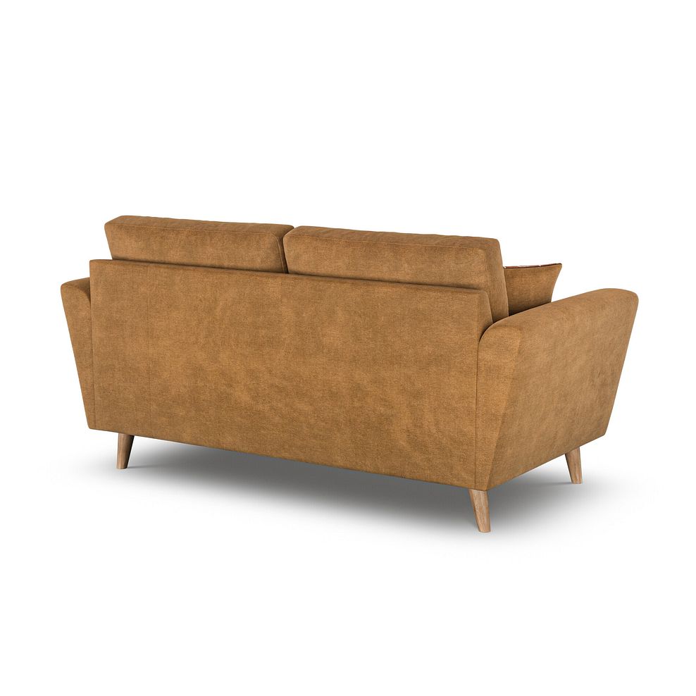 Emery 2 Seater Sofa in Freya Ochre Fabric 4
