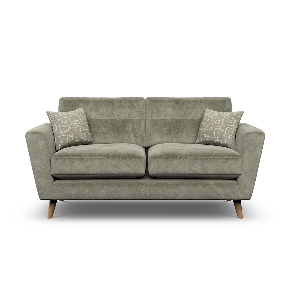 Emery 2 Seater Sofa in Freya Soft Fern Fabric 2