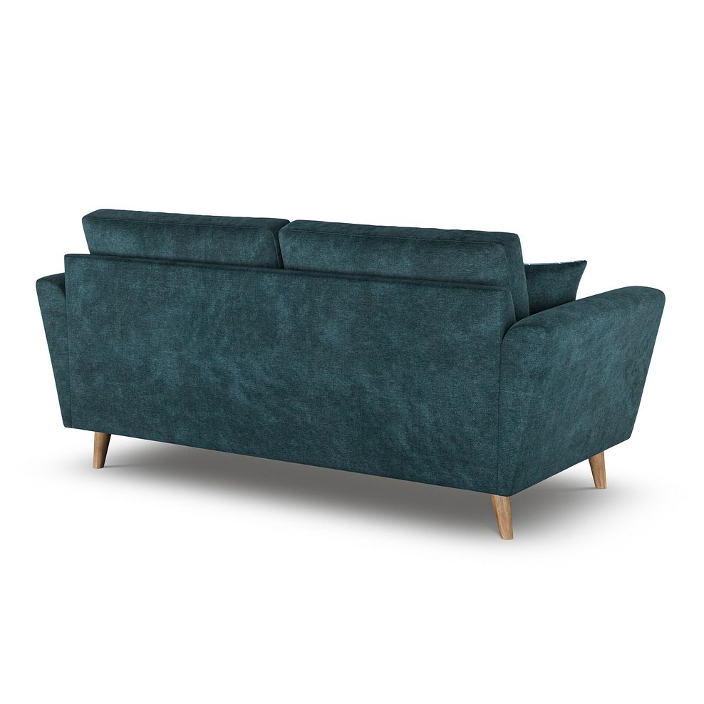 Emery 3 Seater Sofa in Deep Water Fabric 4
