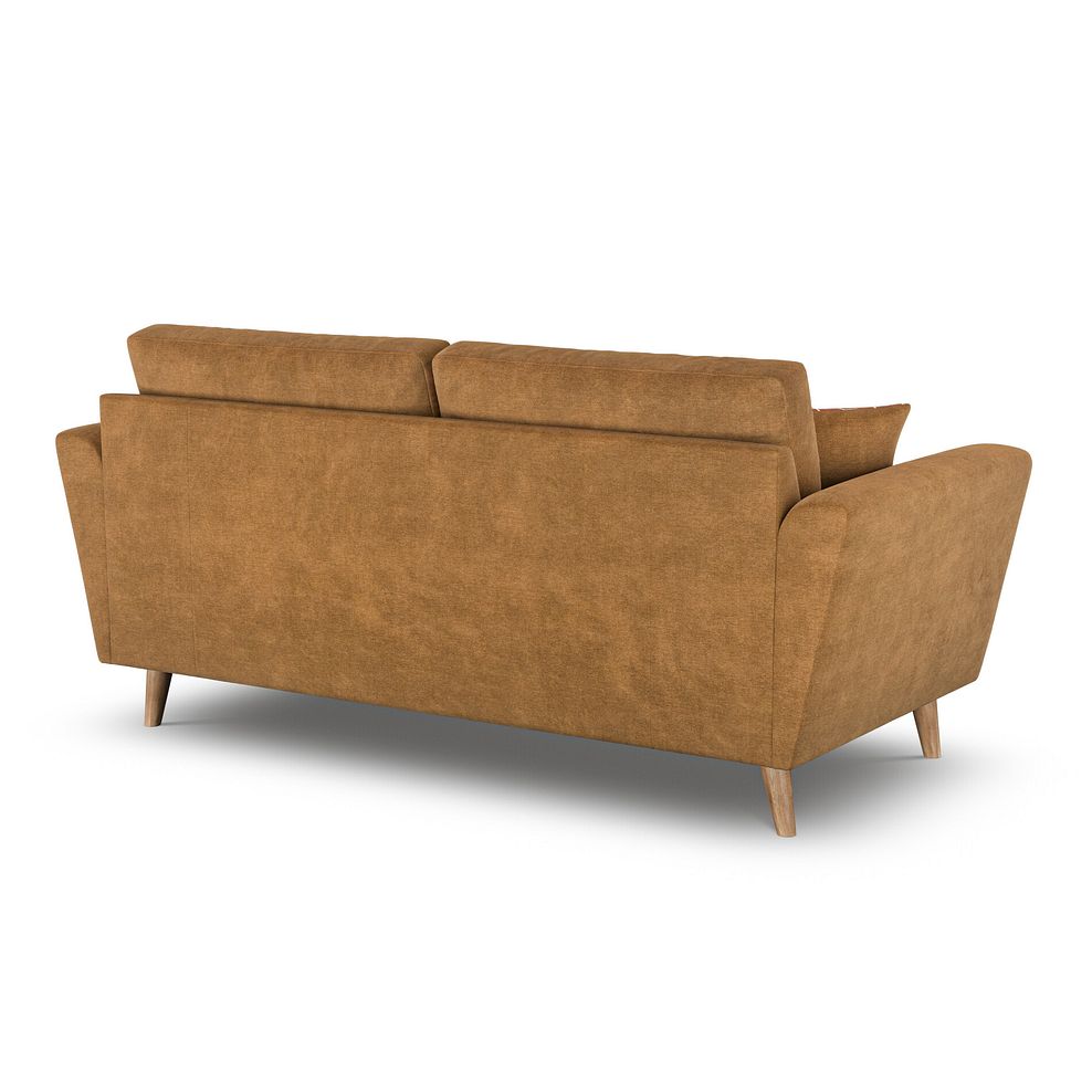 Emery 3 Seater Sofa in Freya Ochre Fabric 4