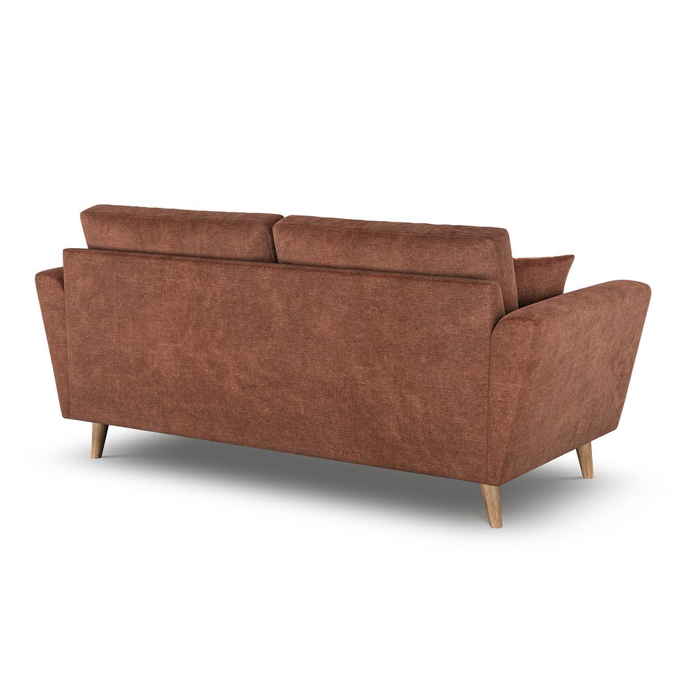 Emery 3 Seater Sofa in Freya Rust Fabric 4