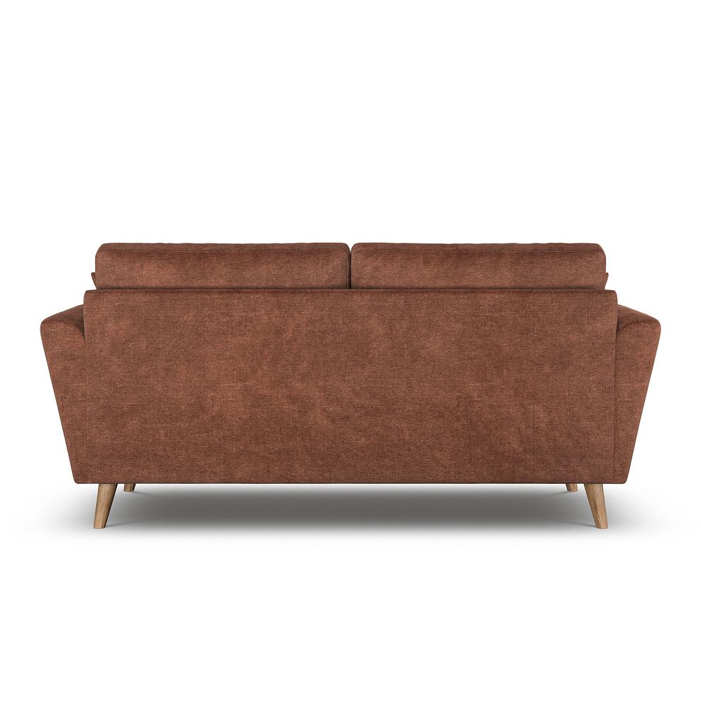Emery 3 Seater Sofa in Freya Rust Fabric 5
