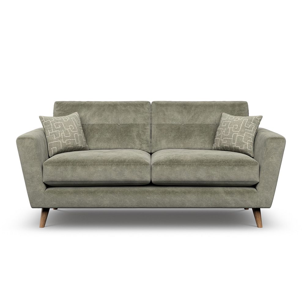 Emery 3 Seater Sofa in Freya Soft Fern Fabric 2