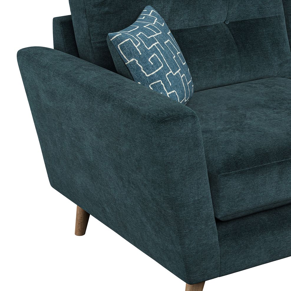 Emery 4 Seater Sofa in Freya Deep Water Fabric 6
