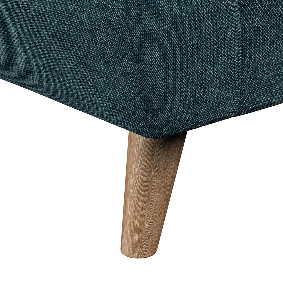 Emery 4 Seater Sofa in Freya Deep Water Fabric 9