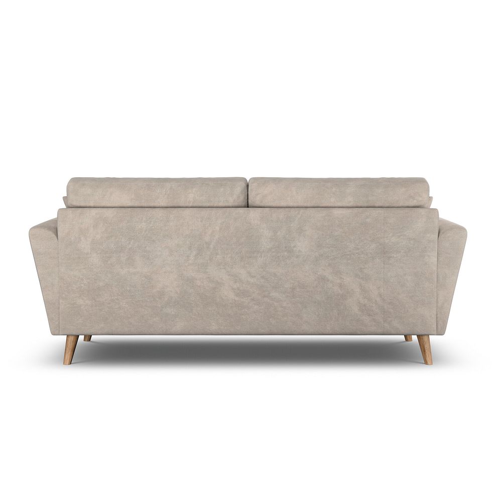Emery 4 Seater Sofa in Freya Oatmeal Fabric 5