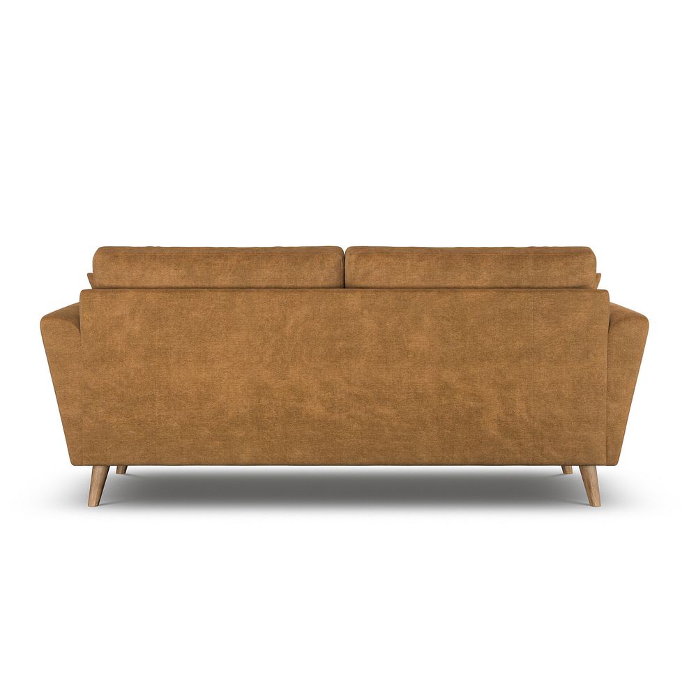 Emery 4 Seater Sofa in Freya Ochre Fabric 5