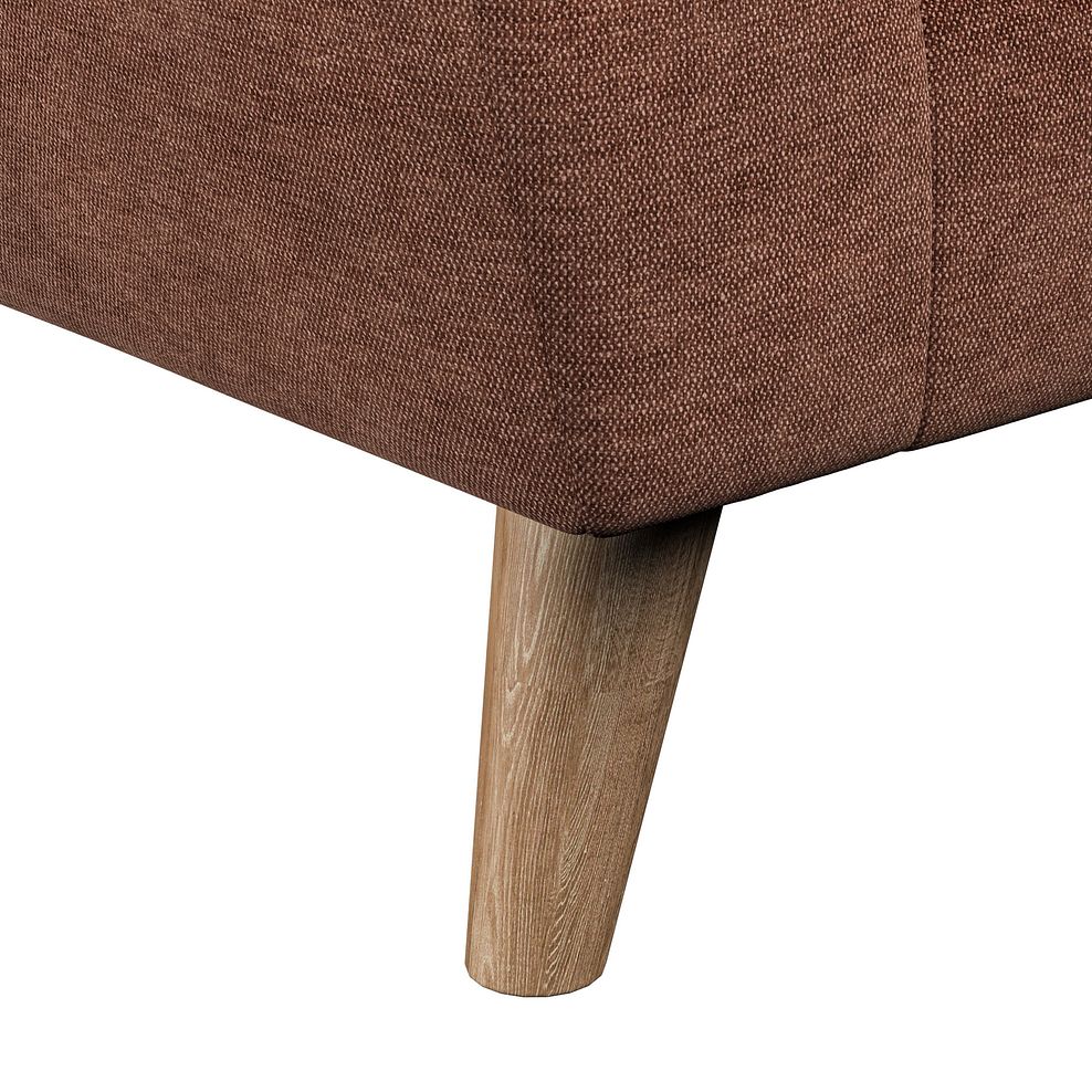Emery 4 Seater Sofa in Freya Rust Fabric 9
