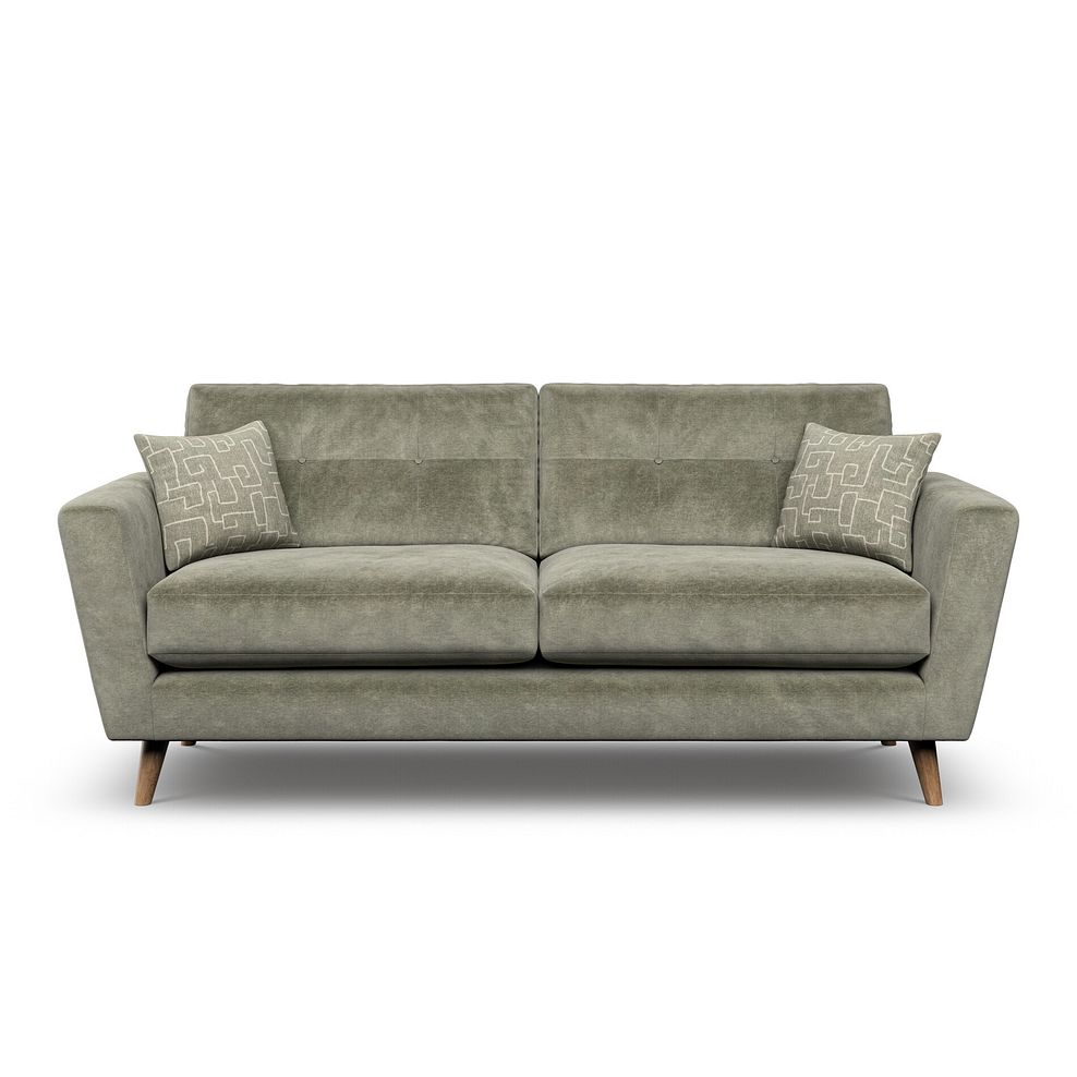 Emery 4 Seater Sofa in Freya Soft Fern Fabric 2