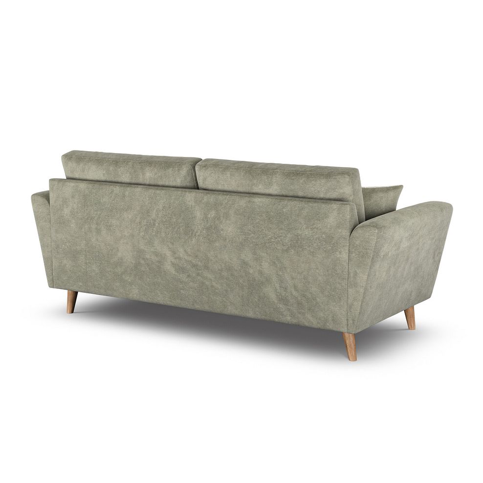 Emery 4 Seater Sofa in Freya Soft Fern Fabric 4