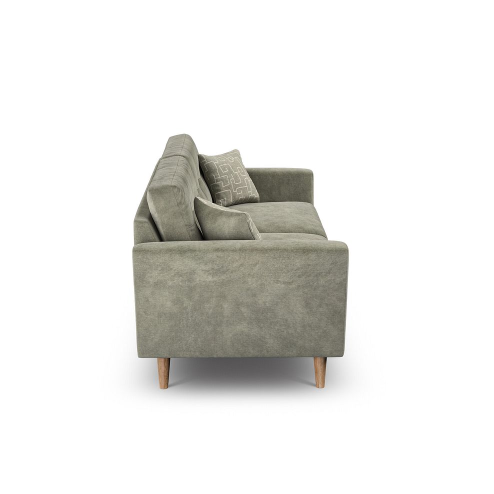 Emery 4 Seater Sofa in Freya Soft Fern Fabric 3