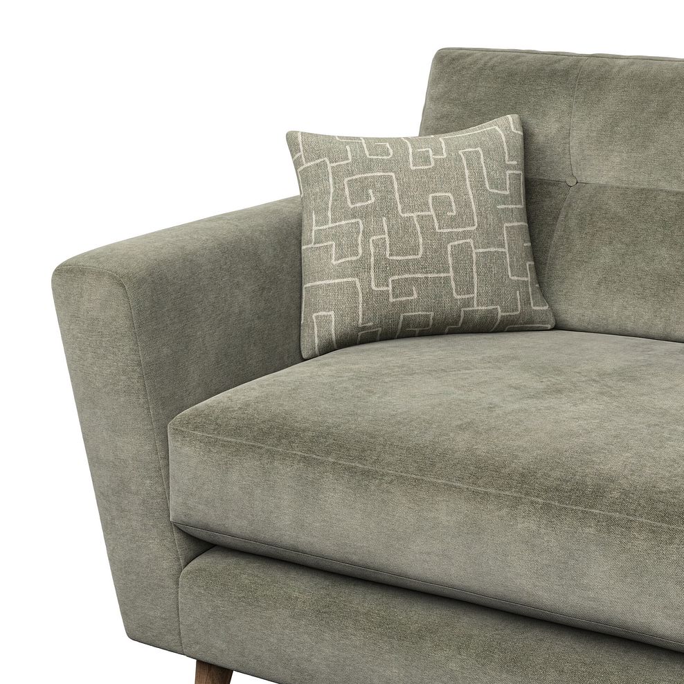 Emery 4 Seater Sofa in Freya Soft Fern Fabric 7