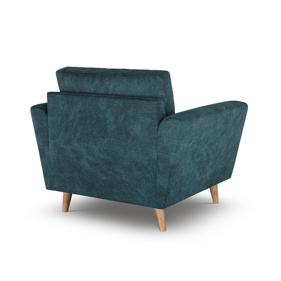 Emery Armchair in Deep Water Fabric 4