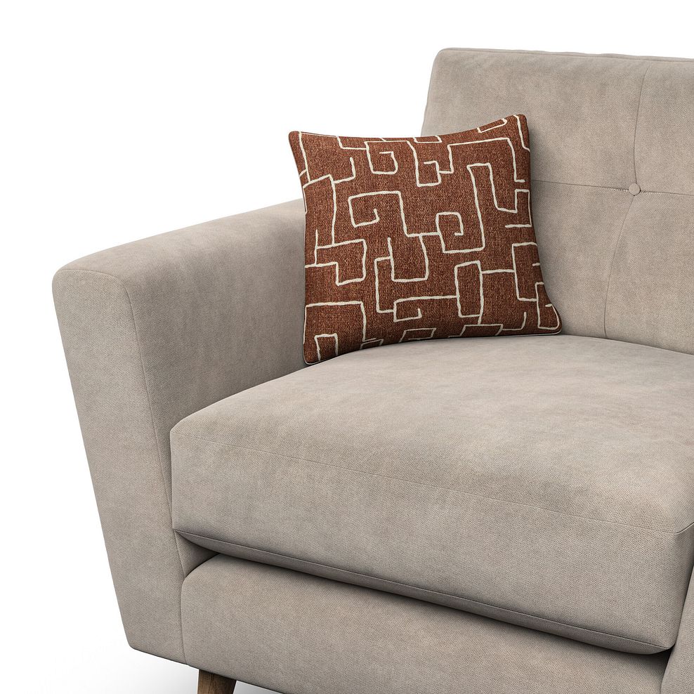 Emery Armchair in  Freya Oatmeal Fabric 7